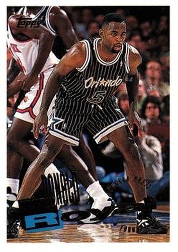 #201 Donald Royal - Orlando Magic - 1995-96 Topps Basketball