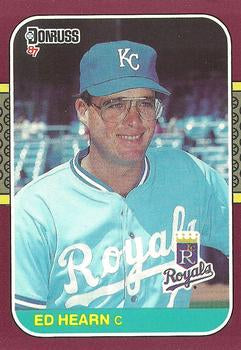 #201 Ed Hearn - Kansas City Royals - 1987 Donruss Opening Day Baseball