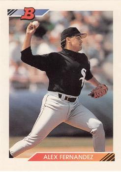 #201 Alex Fernandez - Chicago White Sox - 1992 Bowman Baseball