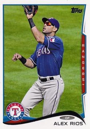 #201 Alex Rios - Texas Rangers - 2014 Topps Baseball