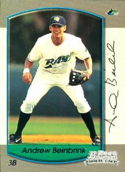 #201 Andrew Beinbrink - Tampa Bay Devil Rays - 2000 Bowman Baseball