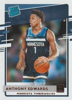 #201 Anthony Edwards - Minnesota Timberwolves - 2020-21 Donruss Basketball