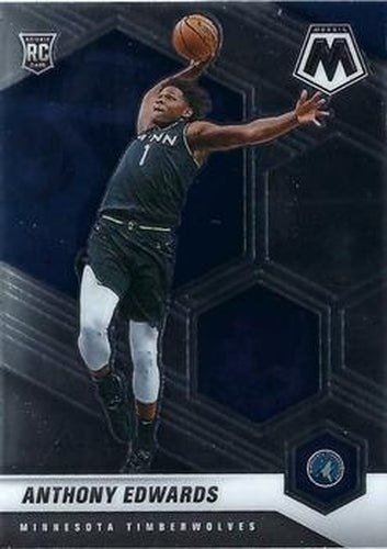 #201 Anthony Edwards - Minnesota Timberwolves - 2020-21 Panini Mosaic Basketball