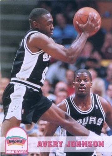#201 Avery Johnson - San Antonio Spurs - 1993-94 Hoops Basketball