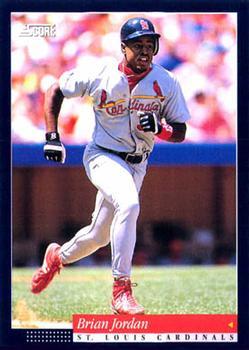 #201 Brian Jordan - St. Louis Cardinals -1994 Score Baseball
