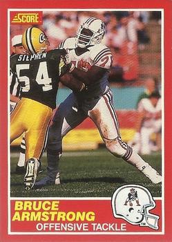 #201 Bruce Armstrong - New England Patriots - 1989 Score Football