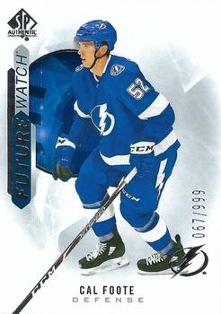 #201 Cal Foote - Tampa Bay Lightning - 2020-21 SP Authentic Hockey
