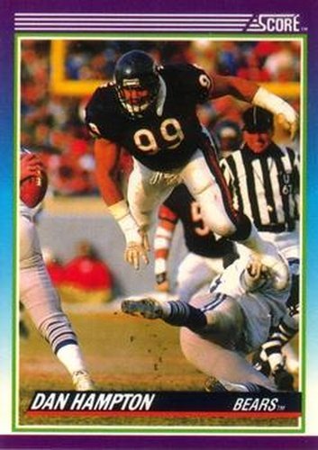 #201 Dan Hampton - Chicago Bears - 1990 Score Football
