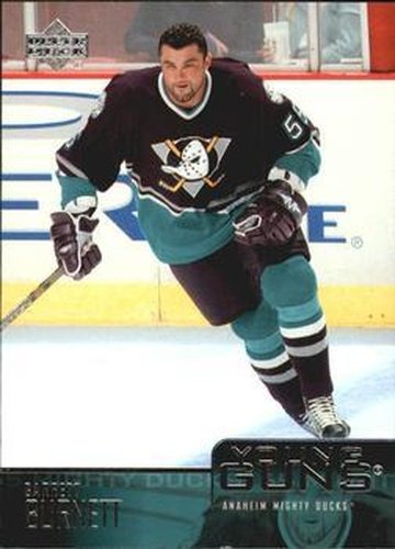 #201 Garrett Burnett - Anaheim Mighty Ducks - 2003-04 Upper Deck Hockey