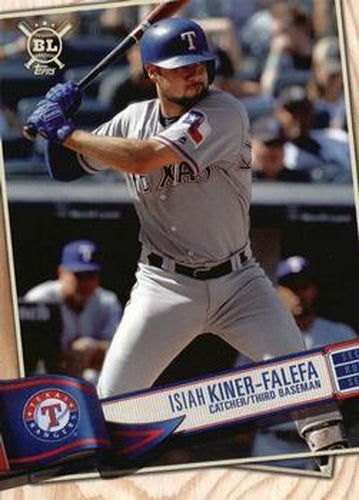 #201 Isiah Kiner-Falefa - Texas Rangers - 2019 Topps Big League Baseball