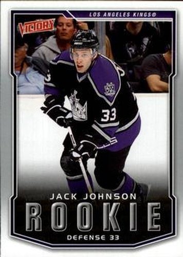 #201 Jack Johnson - Los Angeles Kings - 2007-08 Upper Deck Victory Hockey