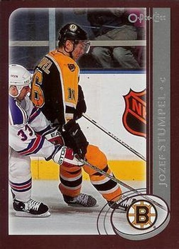 #201 Jozef Stumpel - Boston Bruins - 2002-03 O-Pee-Chee Hockey