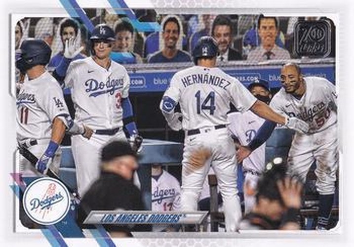 #201 Los Angeles Dodgers - Los Angeles Dodgers - 2021 Topps Baseball