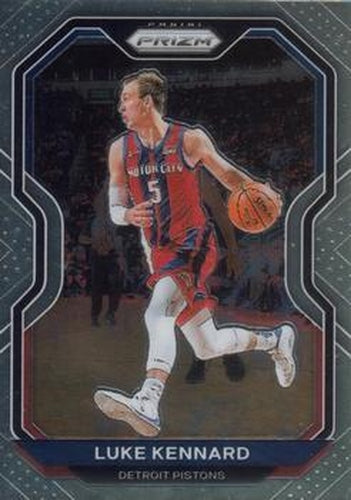 #201 Luke Kennard - Detroit Pistons - 2020-21 Panini Prizm Basketball