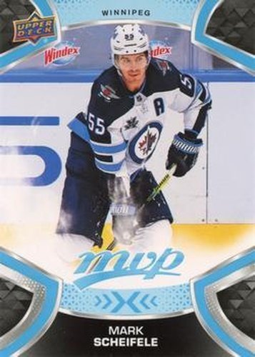 #201 Mark Scheifele - Winnipeg Jets - 2021-22 Upper Deck MVP Hockey