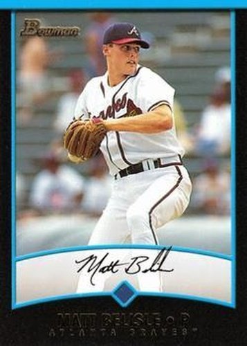 #201 Matt Belisle - Atlanta Braves - 2001 Bowman Baseball