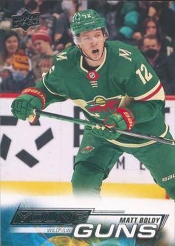 #201 Matt Boldy - Minnesota Wild - 2022-23 Upper Deck Hockey
