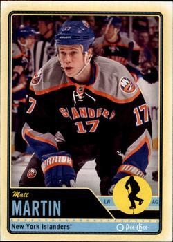 #201 Matt Martin - New York Islanders - 2012-13 O-Pee-Chee Hockey