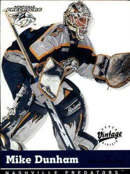 #201 Mike Dunham - Nashville Predators - 2000-01 Upper Deck Vintage Hockey