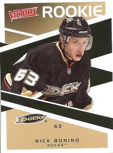 #201 Nick Bonino - Anaheim Ducks - 2010-11 Upper Deck Victory Hockey