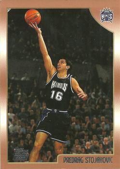 #201 Predrag Stojakovic - Sacramento Kings - 1998-99 Topps Basketball