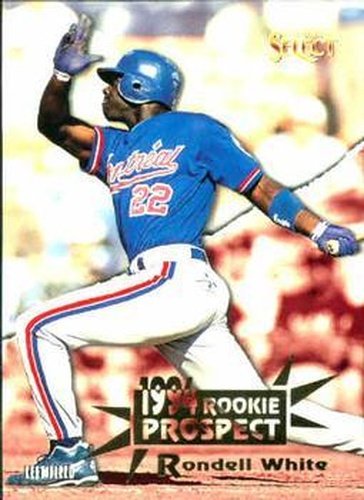 #201 Rondell White - Montreal Expos - 1994 Select Baseball