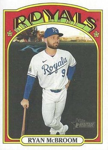 #201 Ryan McBroom - Kansas City Royals - 2021 Topps Heritage Baseball