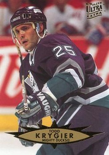 #201 Todd Krygier - Anaheim Mighty Ducks - 1995-96 Ultra Hockey