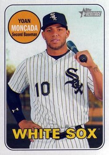 #201 Yoan Moncada - Chicago White Sox - 2018 Topps Heritage Baseball