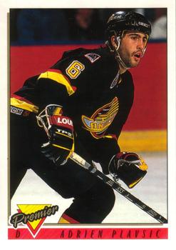 #201 Adrien Plavsic - Vancouver Canucks - 1993-94 O-Pee-Chee Premier Hockey