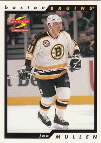 #201 Joe Mullen - Boston Bruins - 1996-97 Score Hockey