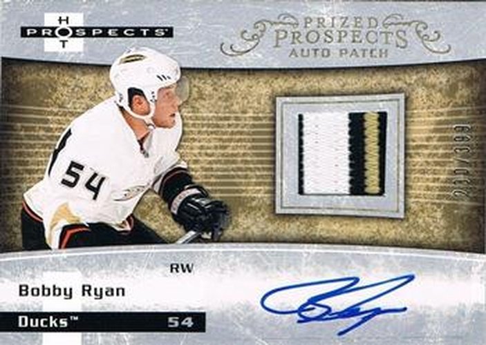 #201 Bobby Ryan - Anaheim Ducks - 2007-08 Fleer Hot Prospects Hockey