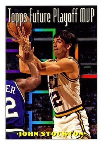#201 John Stockton - Utah Jazz - 1993-94 Topps Basketball