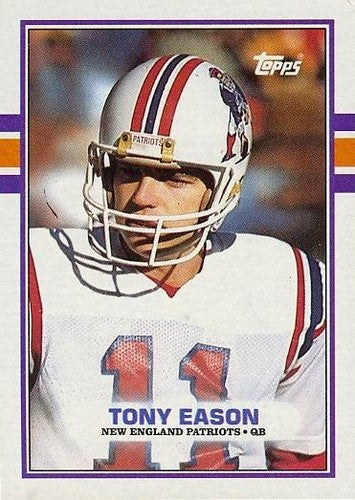 #201 Tony Eason - New England Patriots - 1989 Topps Football