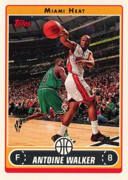 #201 Antoine Walker - Miami Heat - 2006-07 Topps Basketball
