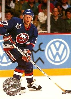 #201 Derek King - New York Islanders - 1991-92 Pro Set Platinum Hockey
