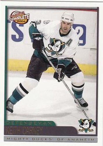 #201 Keith Carney - Anaheim Mighty Ducks - 2003-04 Pacific Complete Hockey