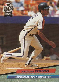 #201 Andujar Cedeno - Houston Astros - 1992 Ultra Baseball