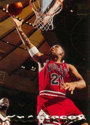 #201 Stacey King - Chicago Bulls - 1993-94 Stadium Club Basketball