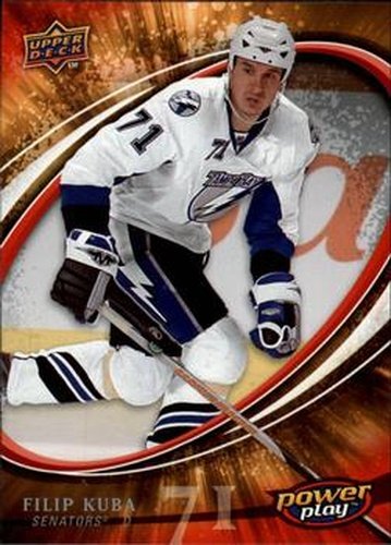 #201 Filip Kuba - Ottawa Senators - 2008-09 Upper Deck Power Play Box Set Hockey