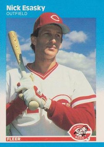 #201 Nick Esasky - Cincinnati Reds - 1987 Fleer Baseball