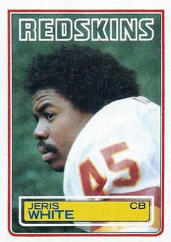 #201 Jeris White - Washington Redskins - 1983 Topps Football