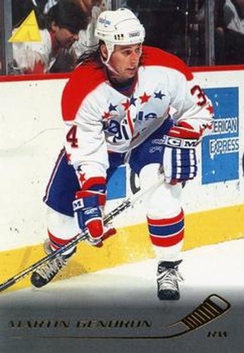 #201 Martin Gendron - Washington Capitals - 1995-96 Pinnacle Hockey