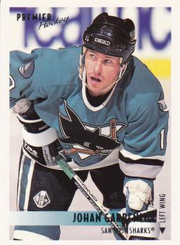 #201 Johan Garpenlov - San Jose Sharks - 1994-95 O-Pee-Chee Premier Hockey