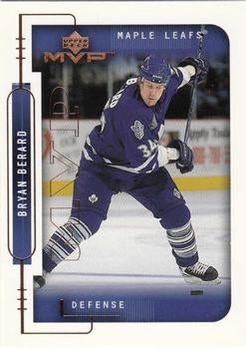 #201 Bryan Berard - Toronto Maple Leafs - 1999-00 Upper Deck MVP Hockey