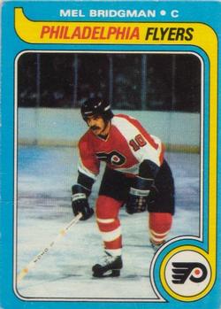 #201 Mel Bridgman - Philadelphia Flyers - 1979-80 O-Pee-Chee Hockey