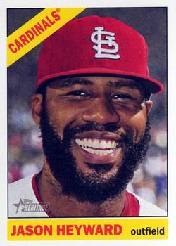 #201a Jason Heyward - St. Louis Cardinals - 2015 Topps Heritage Baseball
