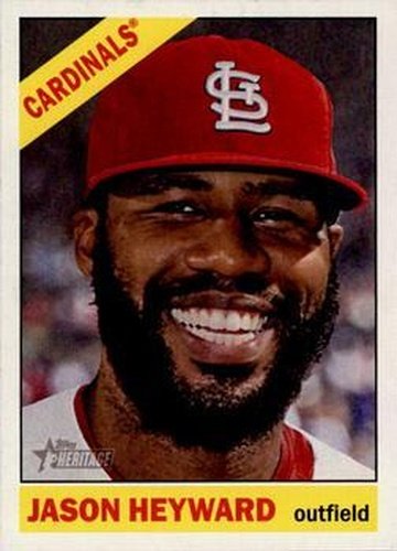 #201b Jason Heyward - St. Louis Cardinals - 2015 Topps Heritage Baseball