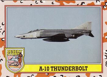 #202 A-10 Thunderbolt - 1991 Topps Desert Storm