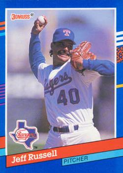 #202 Jeff Russell - Texas Rangers - 1991 Donruss Baseball